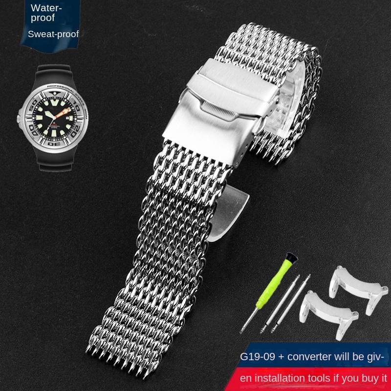 Cinturino di alta qualità 22 mm per Citizen BJ8050-08E Acciaio Inossidabile Attacco Anse Modificato Piccolo/Piccolo Mostro Cinturino da Polso