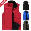 Unisex Waterproof Softshell Vest with Logo Print for Volunteer Events, Fall/Winter