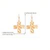 Ladies' Fashion Alloy Earrings Elegant Pearl Earrings Cross minimalist fashion lady's  High Quality