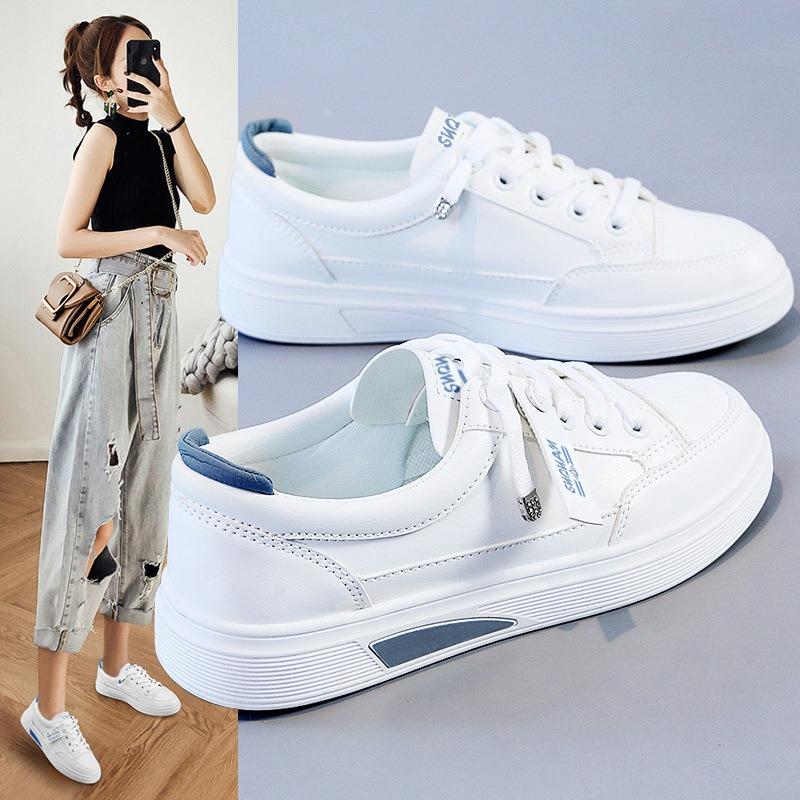K white shoes women's sports shoes women's shoes student casual shoes running shoes tide