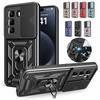 Armor Magnetic Car Holder Ring Case For Infinix Zero 40 Camon 30S Pro Itel S25 Ultra Hot 50 Pro 4G 5G 50 Pro+ Slide Lens Cover
