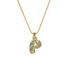 European Initial Pendant Necklace: Retro Hip Hop Trend Jewelry for Women