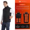 Smart Heated Vest: USB-Powered Temperature Display & Constant Warmth