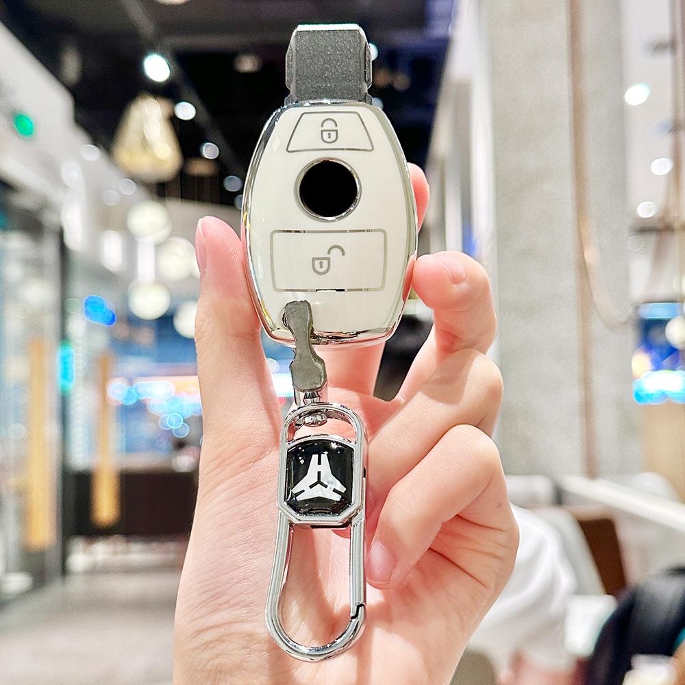 Tpu Car Key Case Keyless Cover Keychain For Mercedes Benz Gla Gls Glk Cls Cla C E A S Class Glc W176 W463 W205 W204 W212 W221