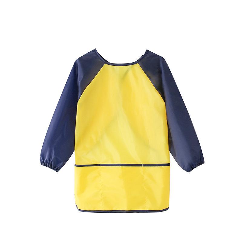 Children's Long Sleeve Art Apron: DIY Painting & Eating Smock for Kindergarten