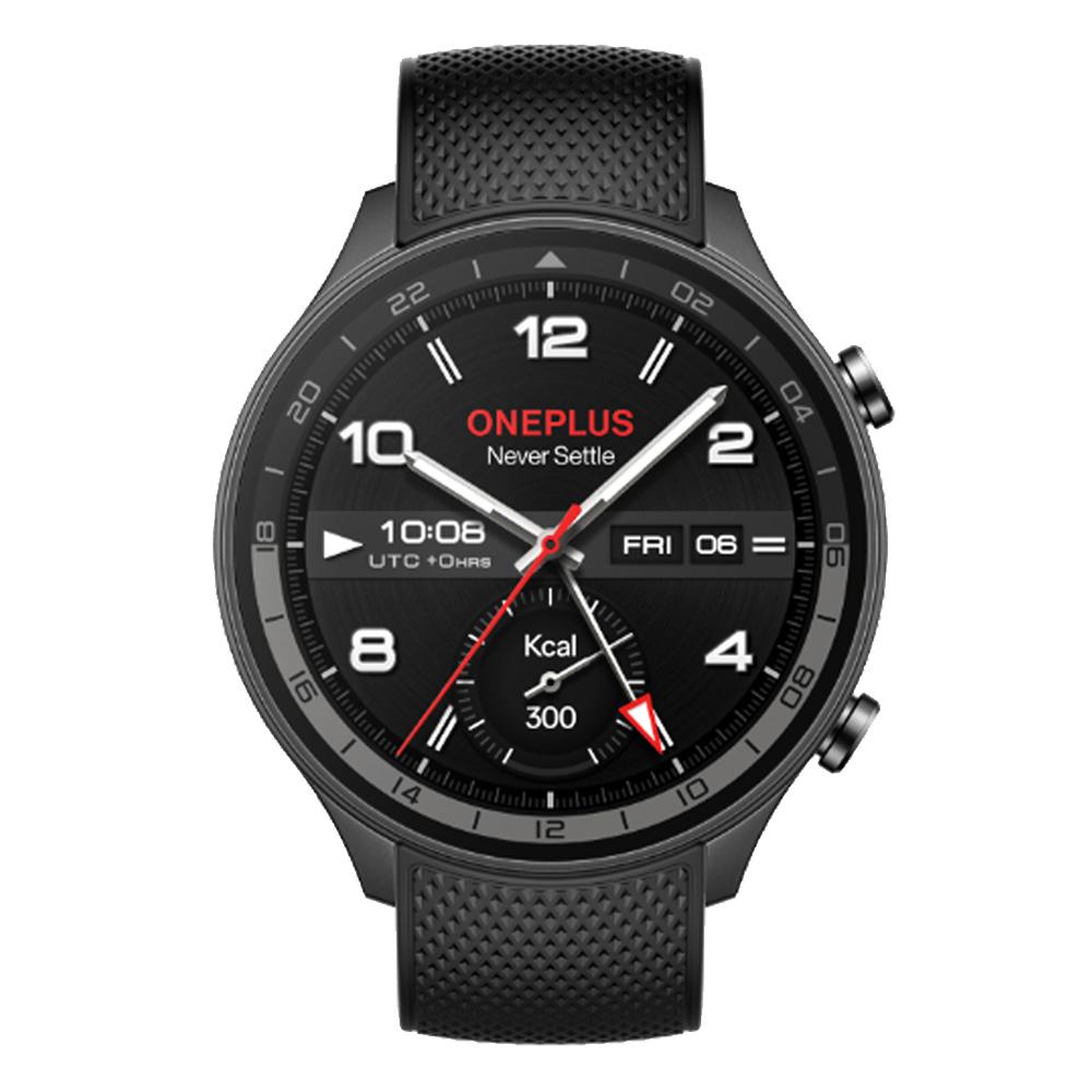 Smartwatch OnePlus Watch 2R 46MM Hasta 100 h de duración de batería Google Wear OS Pantalla AMOLED de 1,43”