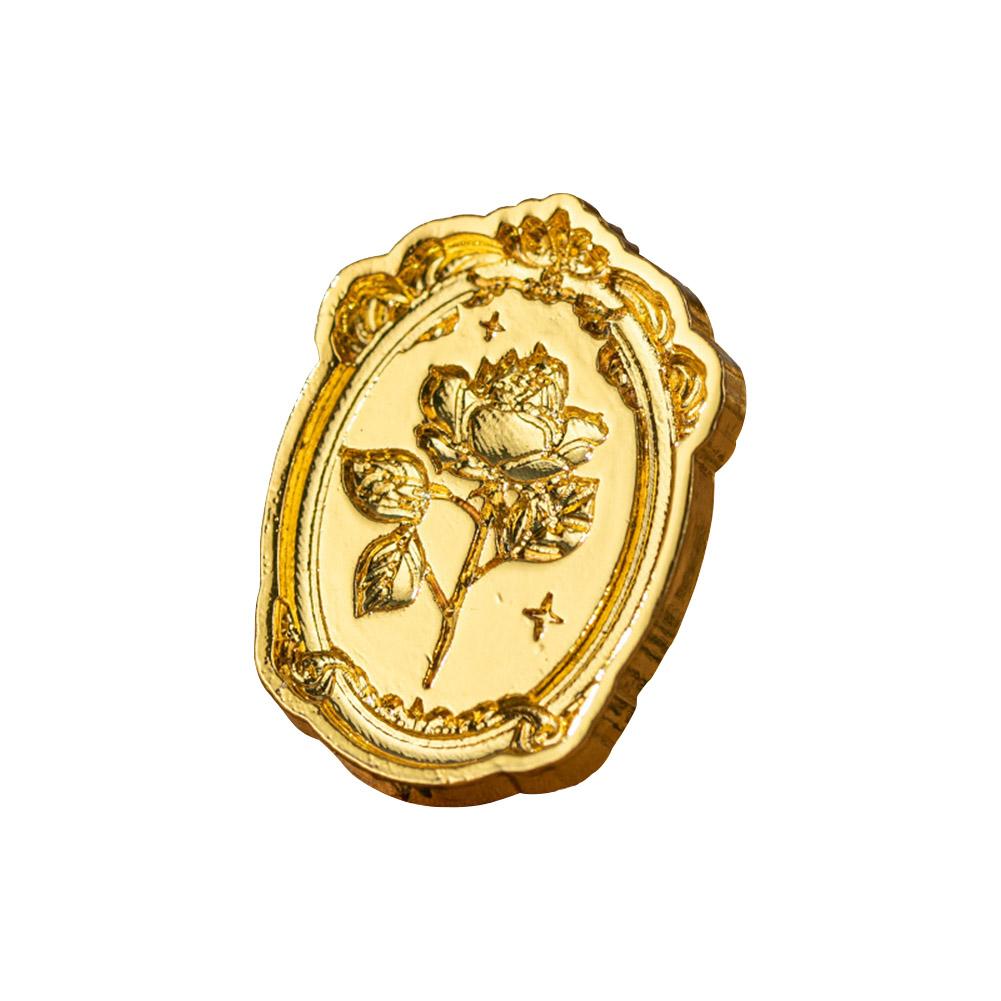 DIY Wax Grain Seal Head Multipurpose Enamel Seal Head Ornamental Wax Seal Stamp Head Envelope Decorative for Wedding Invitations