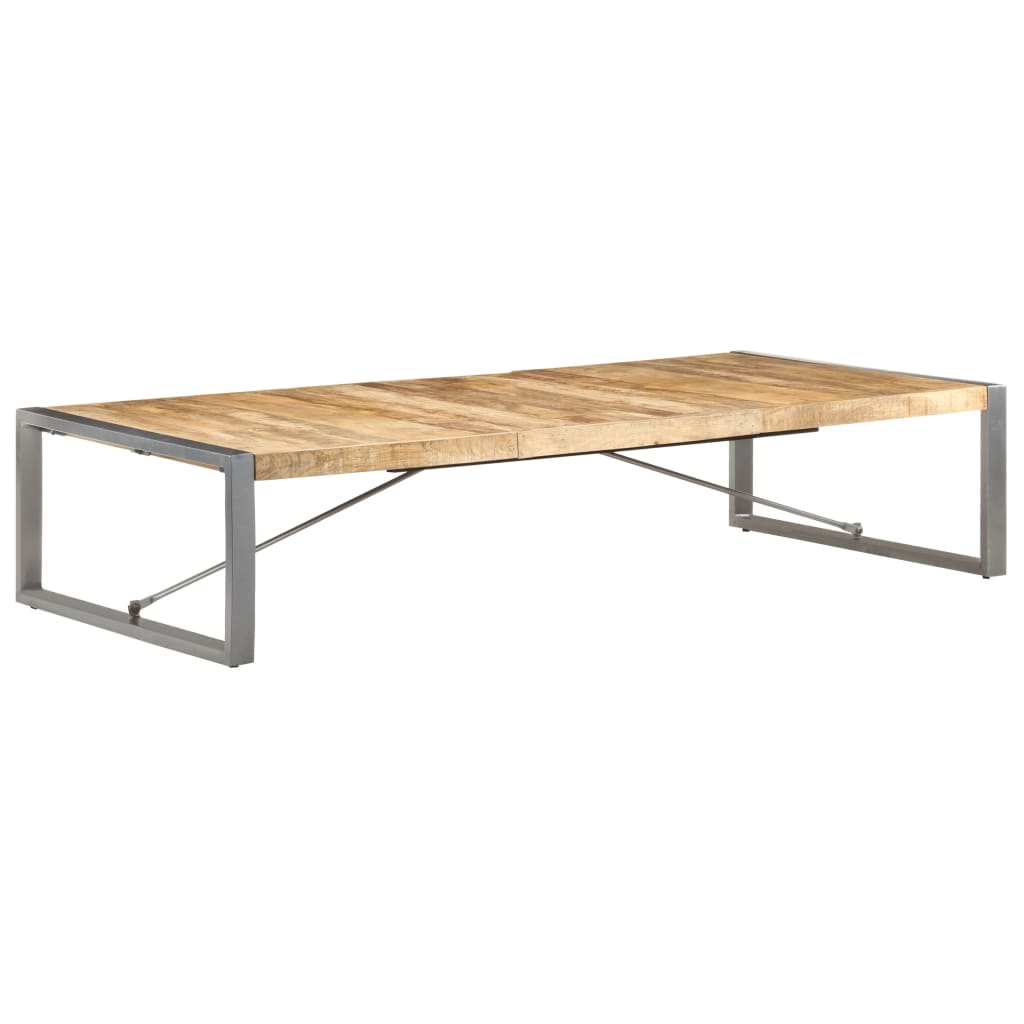 Coffee Table 180 x 90 x 40 cm Rough Mango Wood