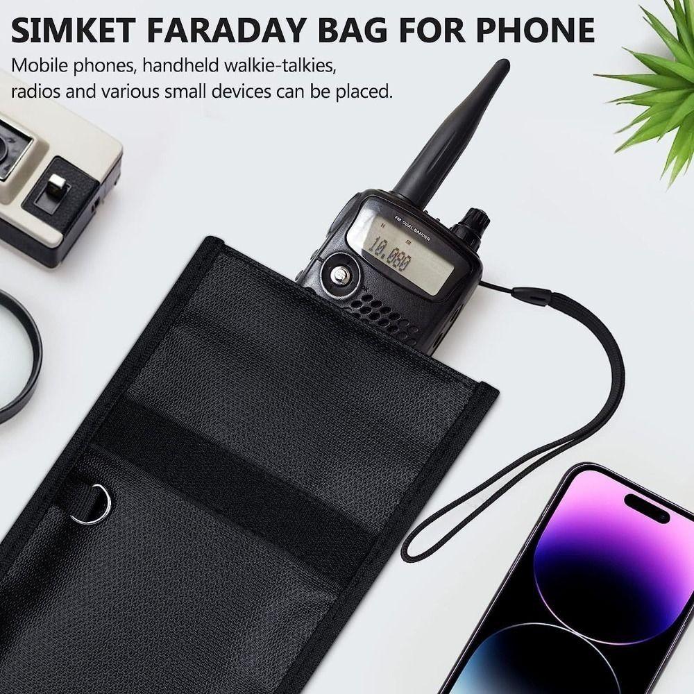 Signal Blocking Faraday Bag Retardant Cell Phone Blocker 4 Types Shielding Pouch Car Key