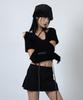 Assei Fluffy Bucket Hat (Black)