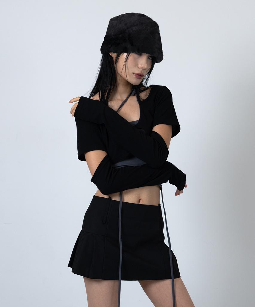 Assei Fluffy Bucket Hat (Black)