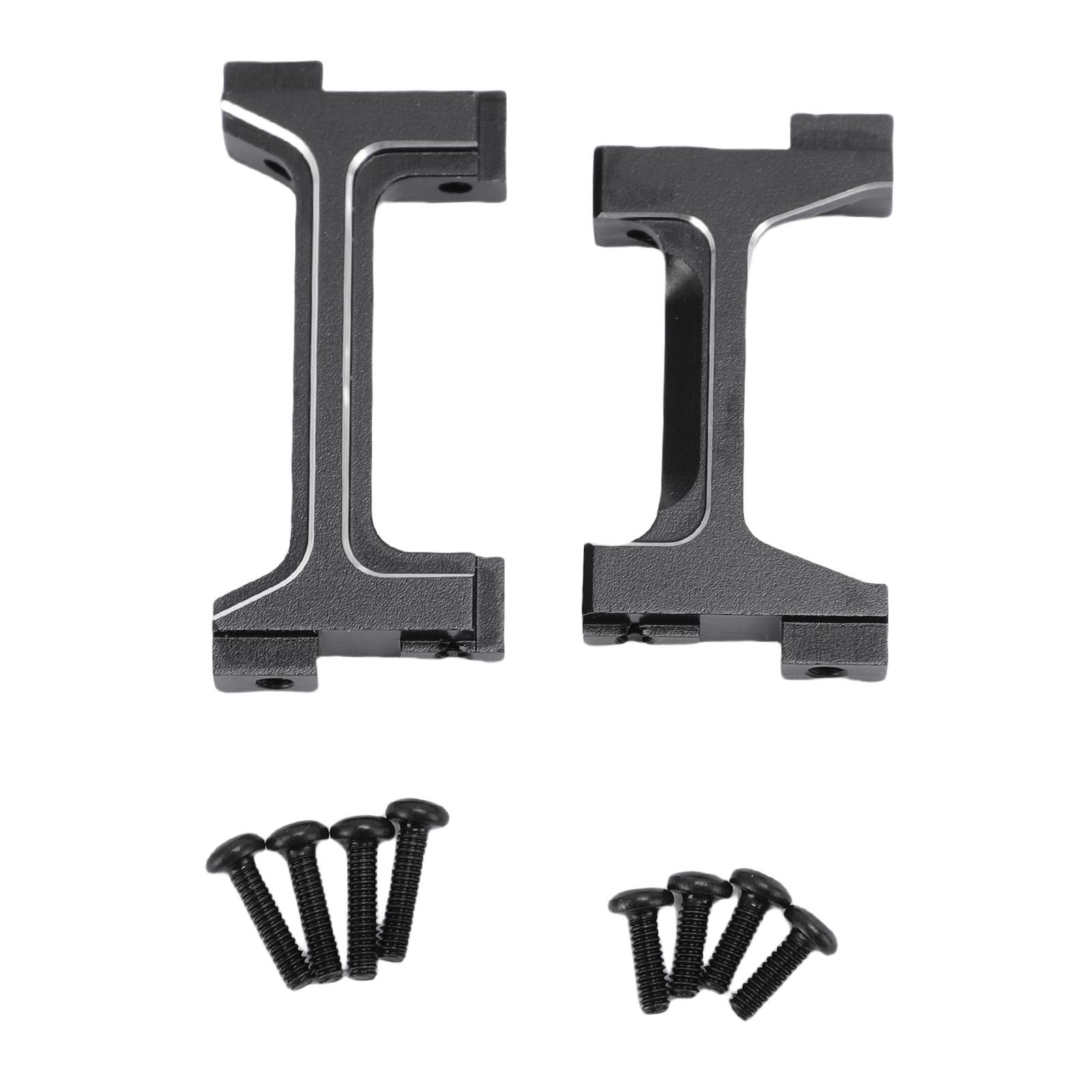

RC CNC Aluminum Alloy Bumper Bracket Set for 118 Car Front and Rear Bumper Mount Black