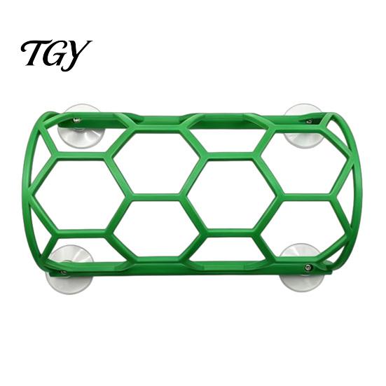 Bearded Dragon Basking Platform Reptile Honeycomb Climbing Shelf, Suction Cup Snake Tunnel Hide, Rest Terrarium Landscaping Decor for Ball