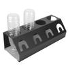 4 Holes Soda Bottle Drain Drying Rack Dish Drainer Holder with Pad for