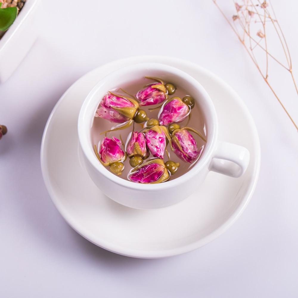 Chinese Flower Aroma Dried Red Rose Bud Tea Floral Herbal Blooming