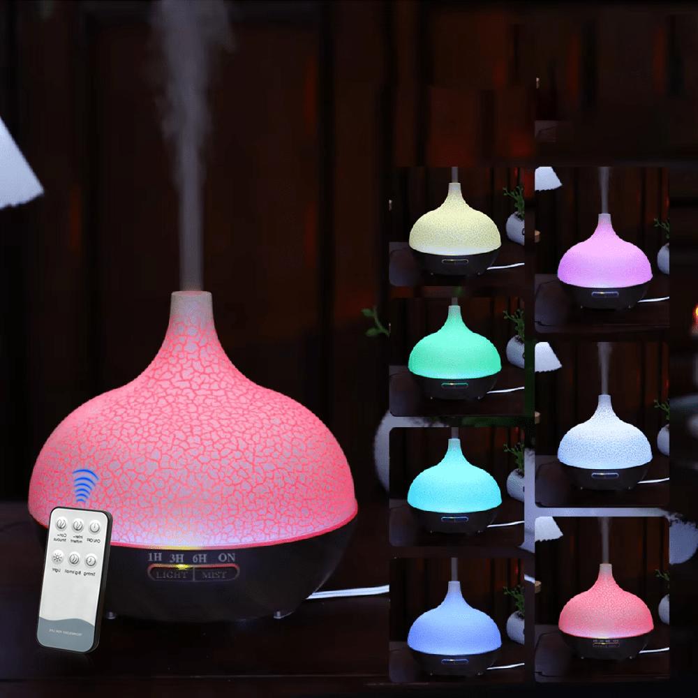 Crack Color Ultrasonic Humidifier, Essential Oil Diffuser, Air Spray, Bedside Fragrance Machine
