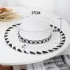 New Beach Hat East Asian Fashion Vacation Style Woven Straw Hat Dome Sun Hat Manufacturers Wholesale