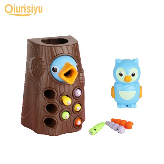 Interesting Woodpecker Catch Entertainment Smooth Surface Worm Catching Games Cognition Building Early Educational Toys Kids Gift