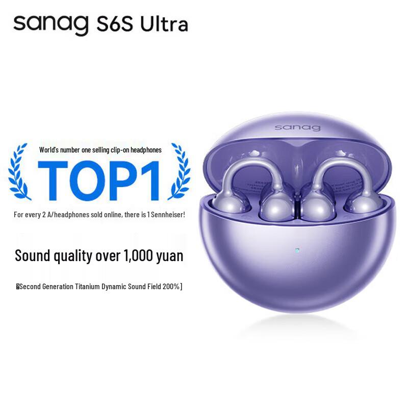 

Sainuo S6S Ultra Ear Clip Bluetooth Headphones