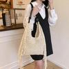 Yogodlns Fashion Long Tassel Shoulder Bag Thread Woven Women's Bag New Hollowed Out Handbag Summer Beach Vacation Bag