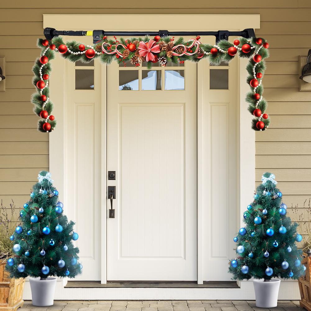 Decorative Hangers for Front Doors Ranging From 32 To 80 In Width Double Door Christmas Decoration Hanger for Front Door Decor