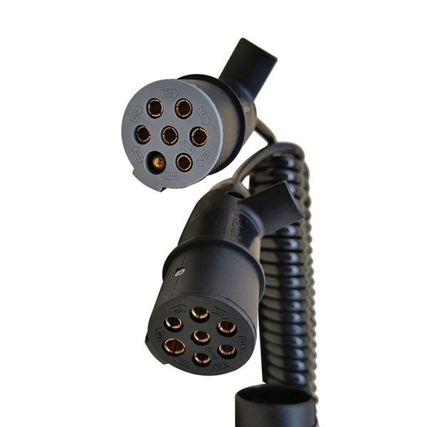 Volvo-Compatible Seven-Core Trailer Cable Coil 21971558