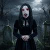 Latex Halloween Mask Spooky Scary Ghost Mask Facepiece Black-haired Ghost Mask  Halloween Party