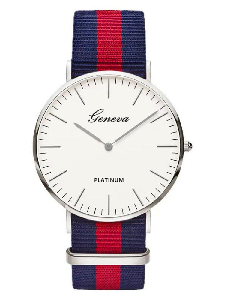 

Nylon Strap Quartz Women Watch Top Brand Watches Fashion Casual Wrist Watch Hot Sale Relogio Feminino Simple Couple Watch Wach червоний