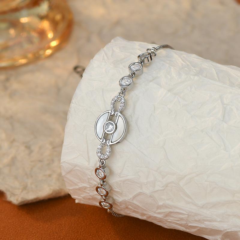 

Регулируемый выдвижной браслет Корейский модный дизайн Луна Стильный женский цепочный браслет Идеальный подарок для летних аксессуаров 2026 года