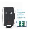 3/4/5/6 Buttons Remote Car Key for Chevrolet Silverado 1500 2500 3500 2014 2015 2016 2017 2018 for GMC with M3N32337100 315Mhz Clip
