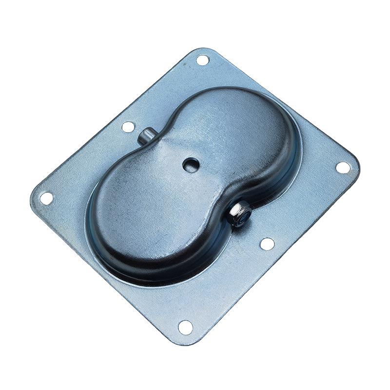 Trailer Tie Down Anchors Stainless Steel Lashing Point Floor Hook Spring Pull Ring Floor Flush Mount D Rings For Truck RV Boat