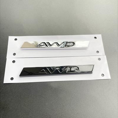 3D ABS Self-Adhesive Chrome Black Logo AWD Emblem Decal Car Trunk Badge Sticker For F-PACE E-PACE F-TYPE XJS XJ8 XF X260 XE XEL XFL Accessories