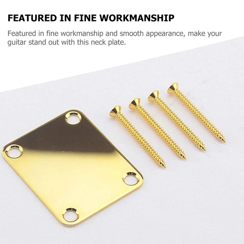 Electric Guitar Reinforcement Board Electric Bass BASS Reinforcement Board Neck Body Connector Plate Neck Plate