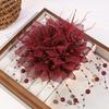 Fashion Pearl 3D Organza Flower Patch Hand-made Multi-layer Studded Patch Handmade Flower DIY Sewing Decals DIY Crafts