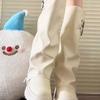 Women 2025 Platform Heightened No Knee Thigh Boots Tall Little Knight Boots
