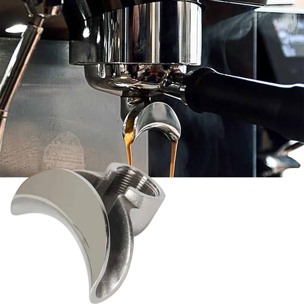 For 58mm Stainless Steel Portafilter Spout for Espresso Machines with Single or Double Spout Design Built To Withstand Daily Use