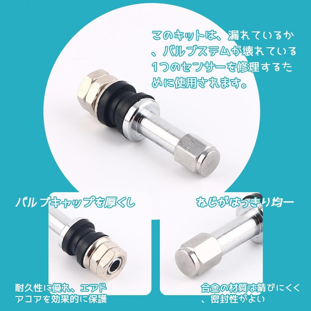 LOYELEY Inside Valve for Wheels, 12 Pieces, Clamp-in Valve, Universal Tire Valve, For Inside