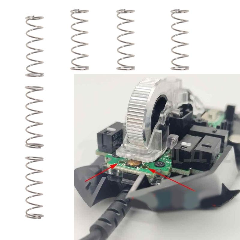 10Pcs High Elasticity Mouse Wheel Repair Springs for G500 G502 G700S Multiple Gaming Office Mouse Models
