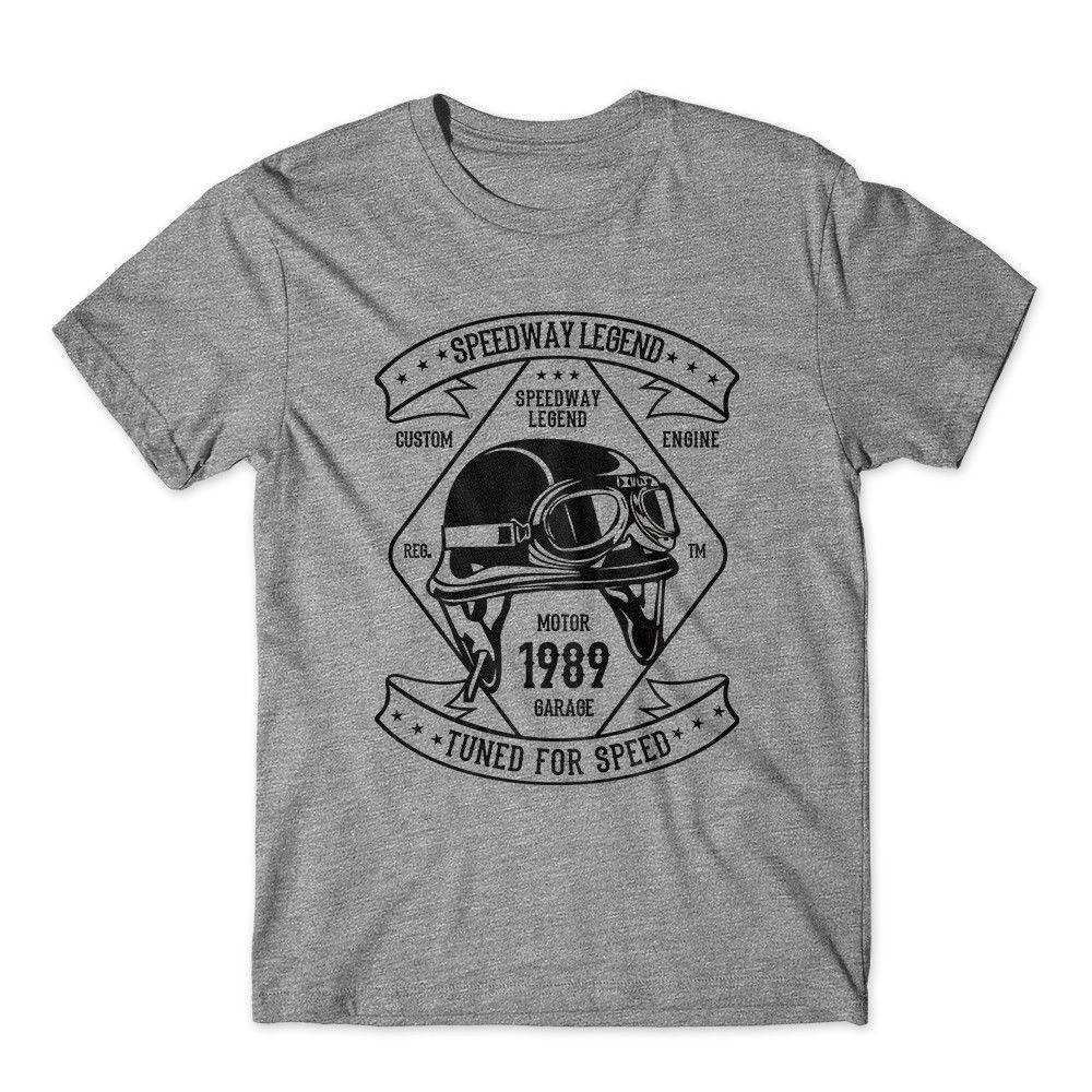 

Speedway Legend Helmet Tshirt 100% Cotton Premium Tee New 3XL