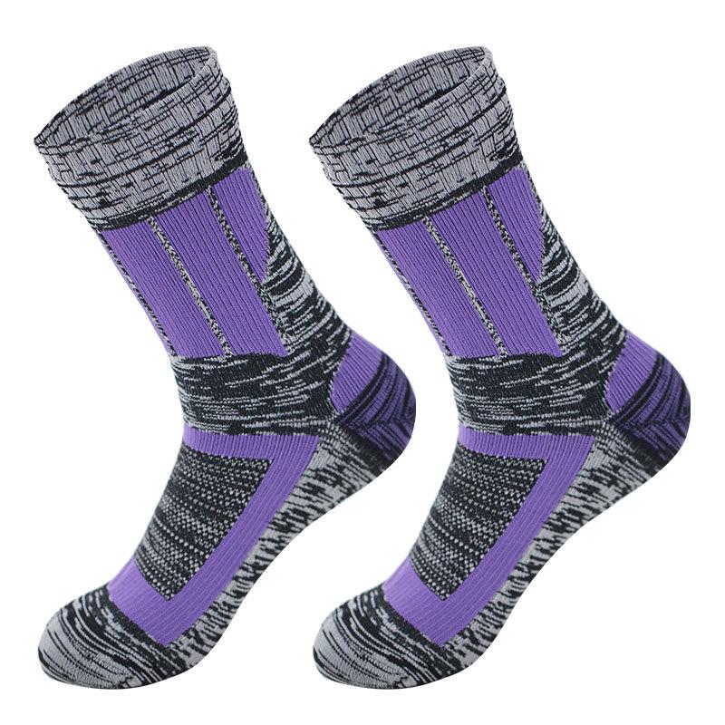 Waterproof Breathable Winter Sports Socks for Mountaineering, Cycling, Fishing & Skiing - Double Layer, Thickened & Warm