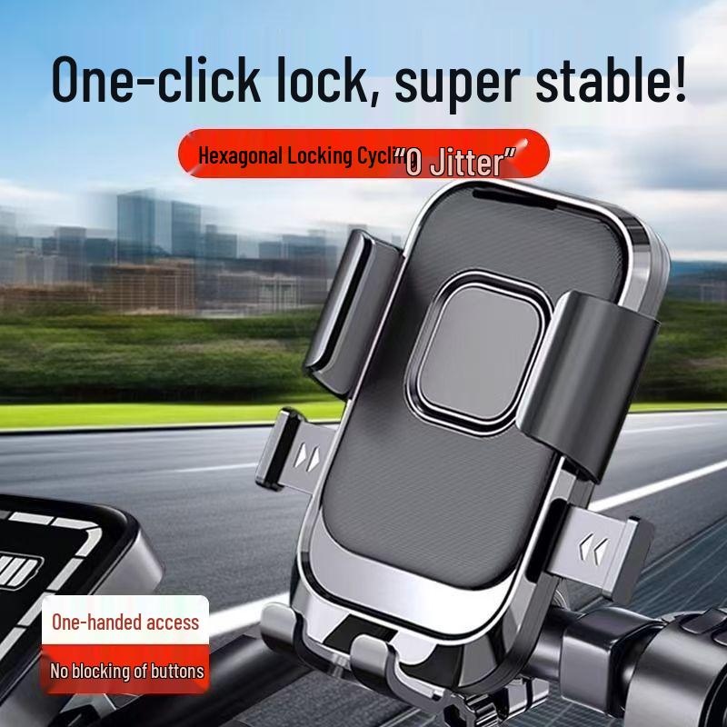 Electric Vehicle & Bike Shockproof Phone Mount for Riders