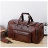 Travel Bag, Large Capacity Luggage Bag, Business Travel Single Shoulder Hand-held Crossbody Backpack, Leather Waterproof