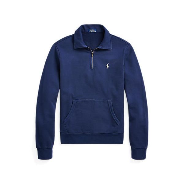 Polo Ralph Lauren Men S Loopback Fleece Quarter Zip SweatShirt  Mnpokni16823931410 