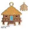Colorful Alloy Ocean Charm Pendant for DIY Bracelets & Keychains
