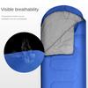 Camping Sleeping Bag Lightweight 4 Season Warm Envelope Backpack Outdoor Hollow Cotton Thickened Adult