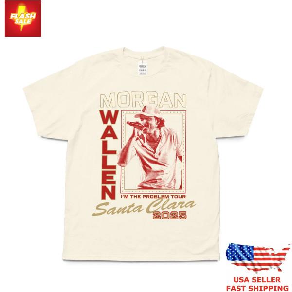 Морган Уоллен Я Проблема Эксклюзивный Тур Мерч 2025 Натуральный Ограниченная Серия Унисекс Футболка S