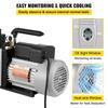 8CFM Two-Stage Rotary Vane Professional Vacuum Pump 15Micron 3/4HP