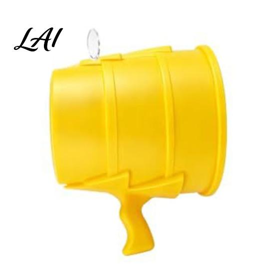 Birthday Gifts for Boys Girls Handheld Air Cannon Toy Portable Shooter Kids Outdoor Reusable Wave Toy Play Bubble Machine Funny Prank Christmas