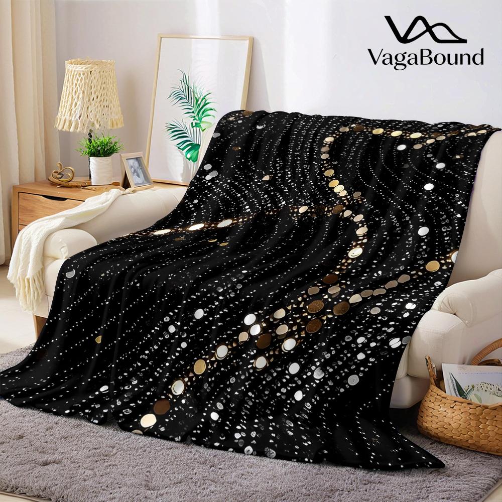 Glimmer Veil Flanelldecke Warm Weich Halloween Weihnachten Sofa Warm Gemütlich Dekoratives Dekor Geschenk für Alle Jahreszeiten