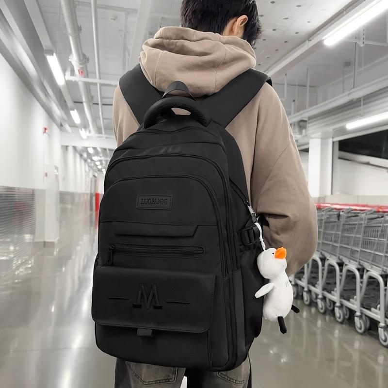 Large Capacity Men's and Women's Backpacks, College Students' Backpacks, Junior High School Students' Schoolbags, Women's Trendy Schoolbags
